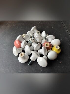 23pc ceramic cabinet drawer knobs